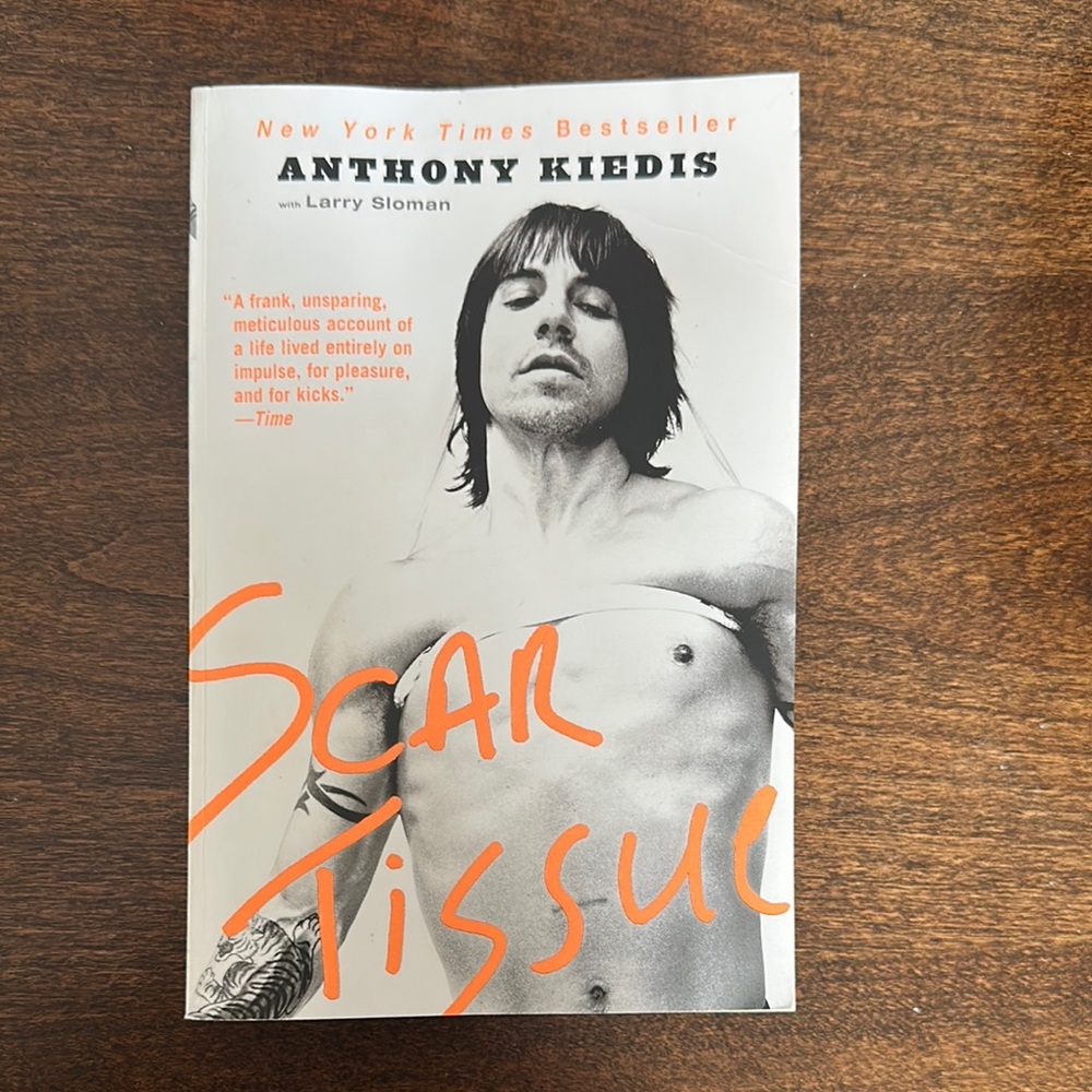 Scar Tissue Memoir by Anthony Kiedis